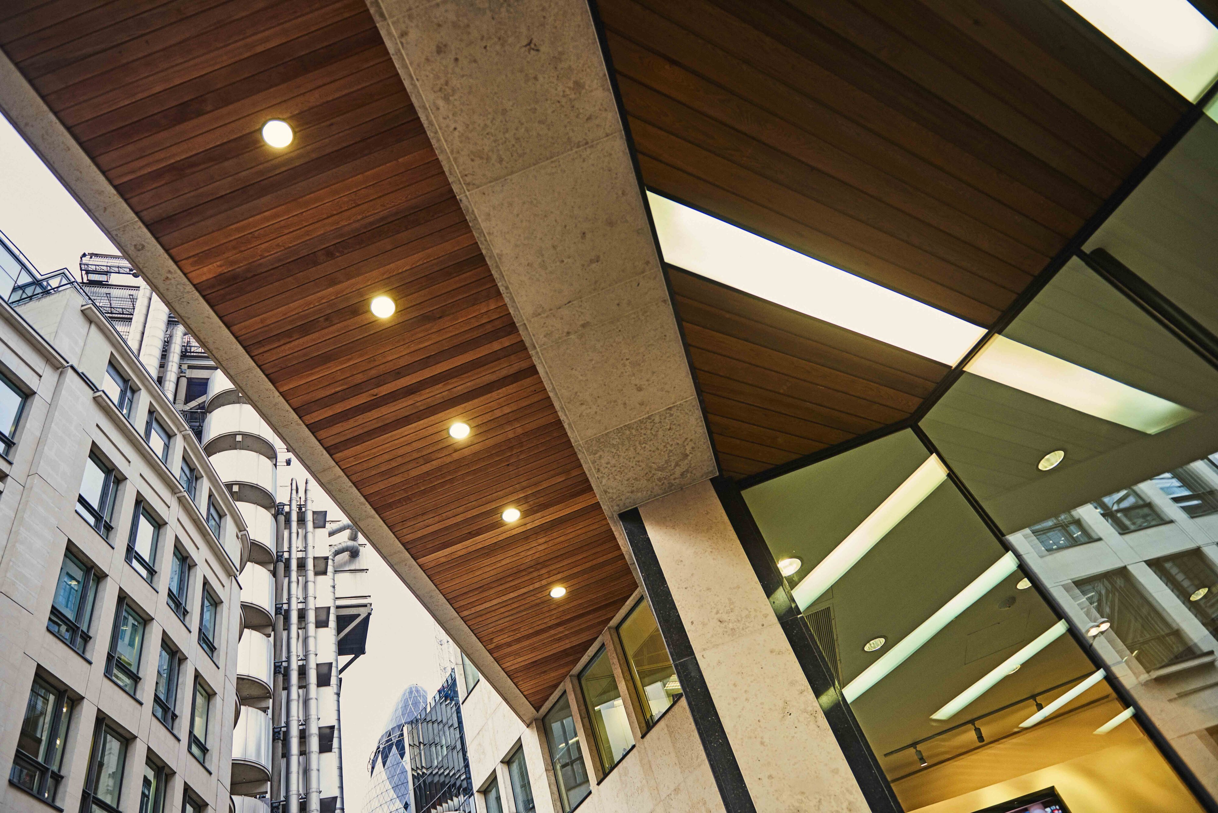 Exterior of Beaumont Leadenhall offering premium workspace in the heart of London’s insurance district near Lloyd's of London